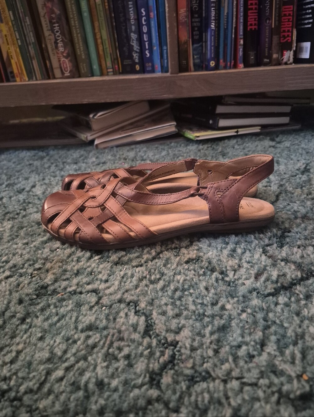 Earth Origins Belle Brielle Sandals Brown Tan 7.5M